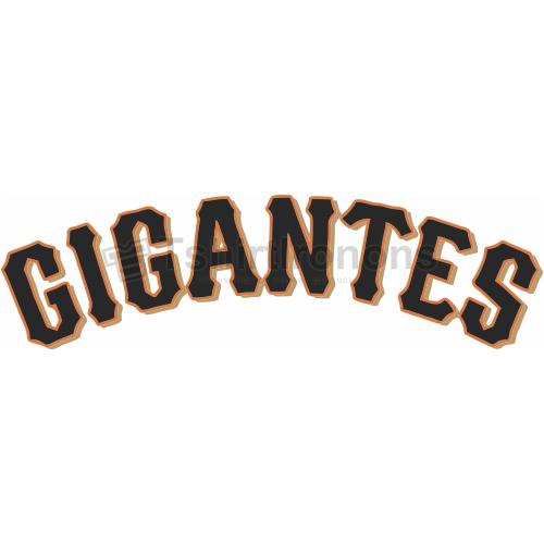 San Francisco Giants T-shirts Iron On Transfers N1901
